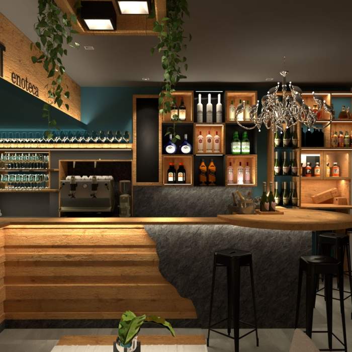 Progettazione Winebar