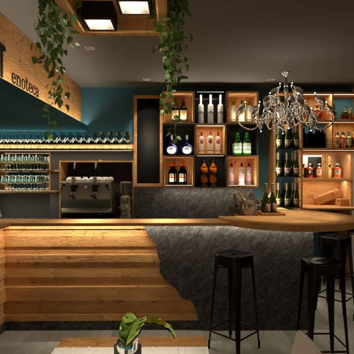 Progettazione Winebar