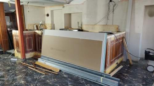 Esecuzione del cantiere per il progetto