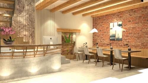 Arredamento sala conversazione reception