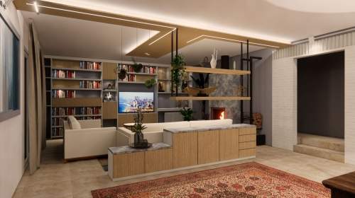Progetto soggiorno per casa a Treviso