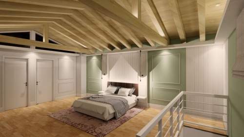 Progetto camera da letto per casa a Treviso