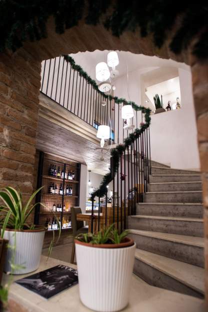 Illuminazione vano scale con lampade Karman