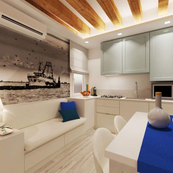 Progetto appartamento turistico zona giorno
