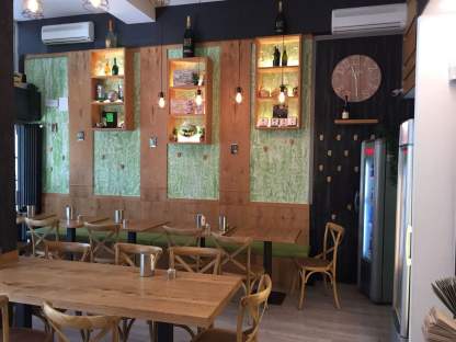 Progetto della sala Bar l'isola di milano