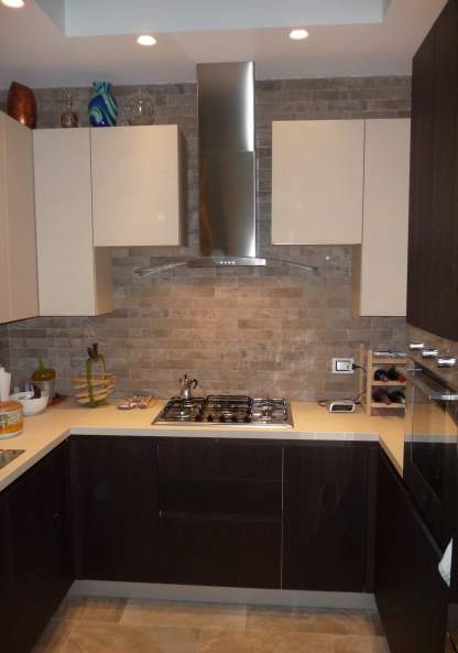 Particolare della cucina dell'appartamento