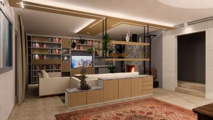 Progetto del restyling soggiorno treviso