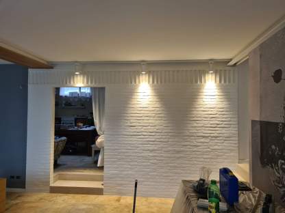 Progetto illuminazione casa con luce radente