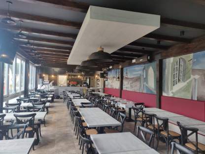 arredamento sala pizzeria